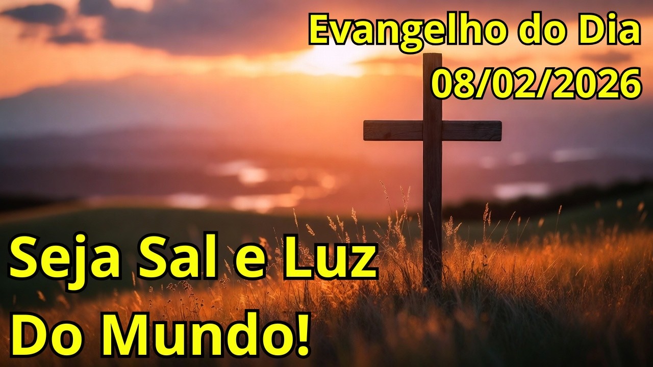 VÓS SOIS O SAL DA TERRA E A LUZ DO MUNDO! 🙏 Evangelho de Mateus 5, 13-16