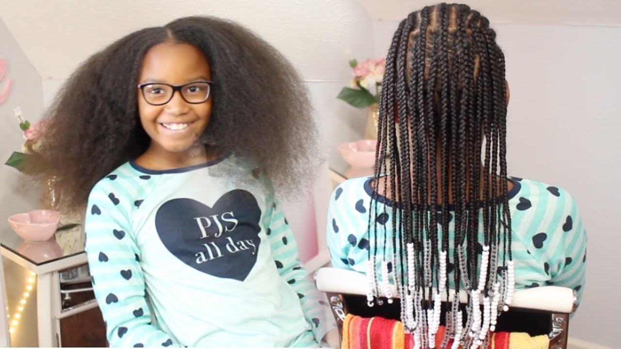 Braids & Beads | Braided Hairstyle ▸ Kids Natural Hair
