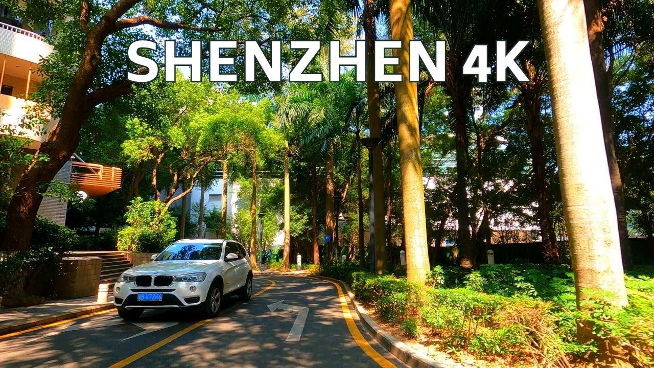 Driving Oversea Chinese Town 4K | Shenzhen Noon | China