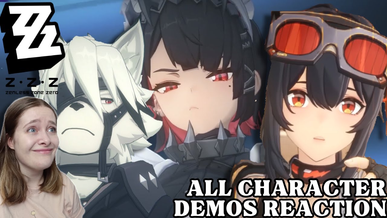 THESE TRAILERS ARE CHAOTIC AF | First time reaction to ALL Zenless Zone Zero Character Demos