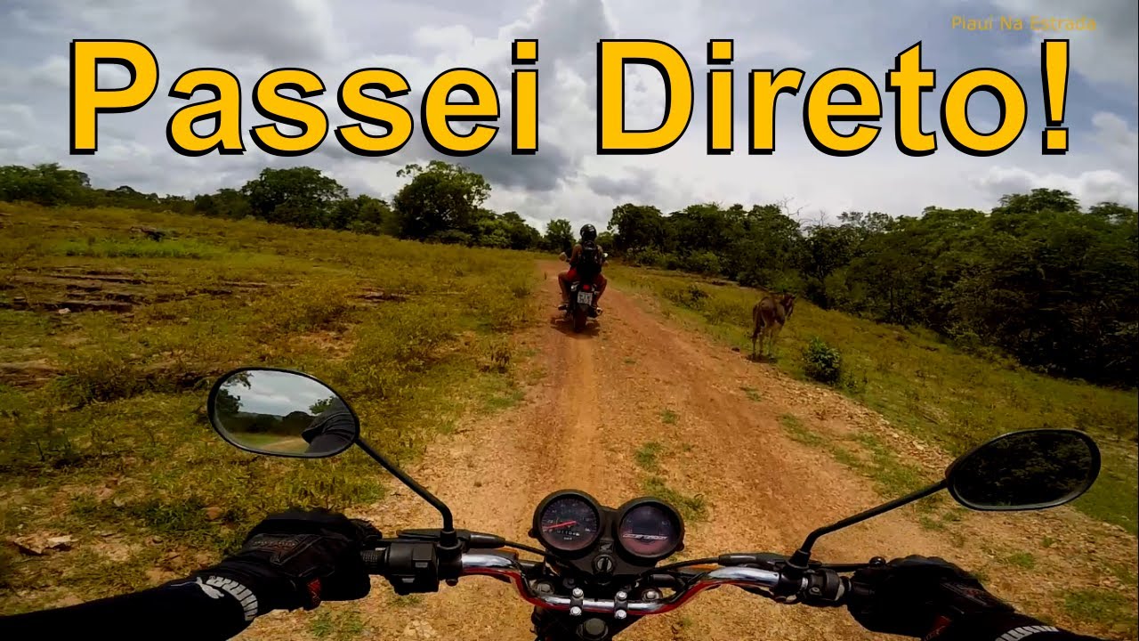 Viagem de Moto pelo Interior do Piauí | CACHOEIRA DA CORUJA em Novo Santo Antônio/PI Ep.1/2