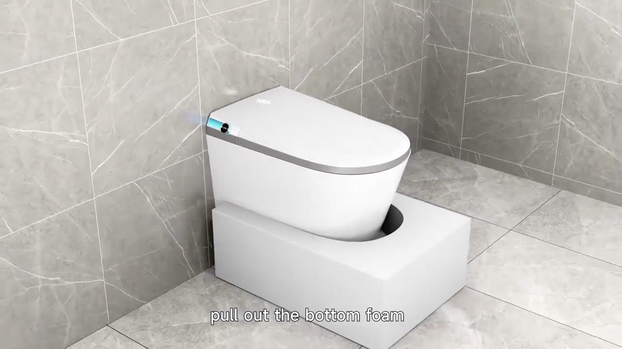 smart wall hung toilet installation