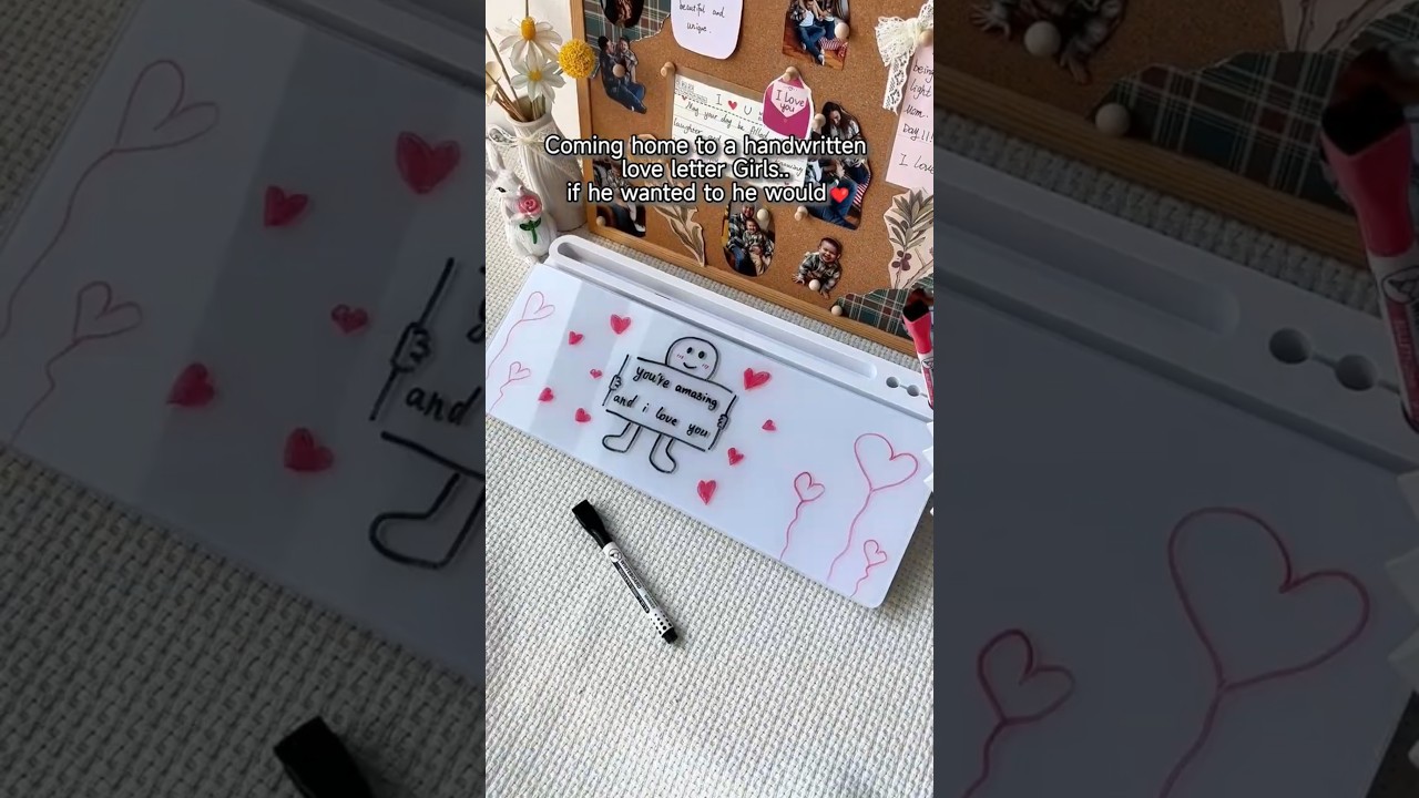 💕Save this Easy & Sweet love message idea for valentine!!