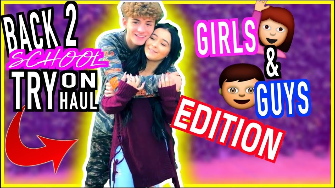 BACK TO SCHOOL HAUL W/ My BoyFriend 2018