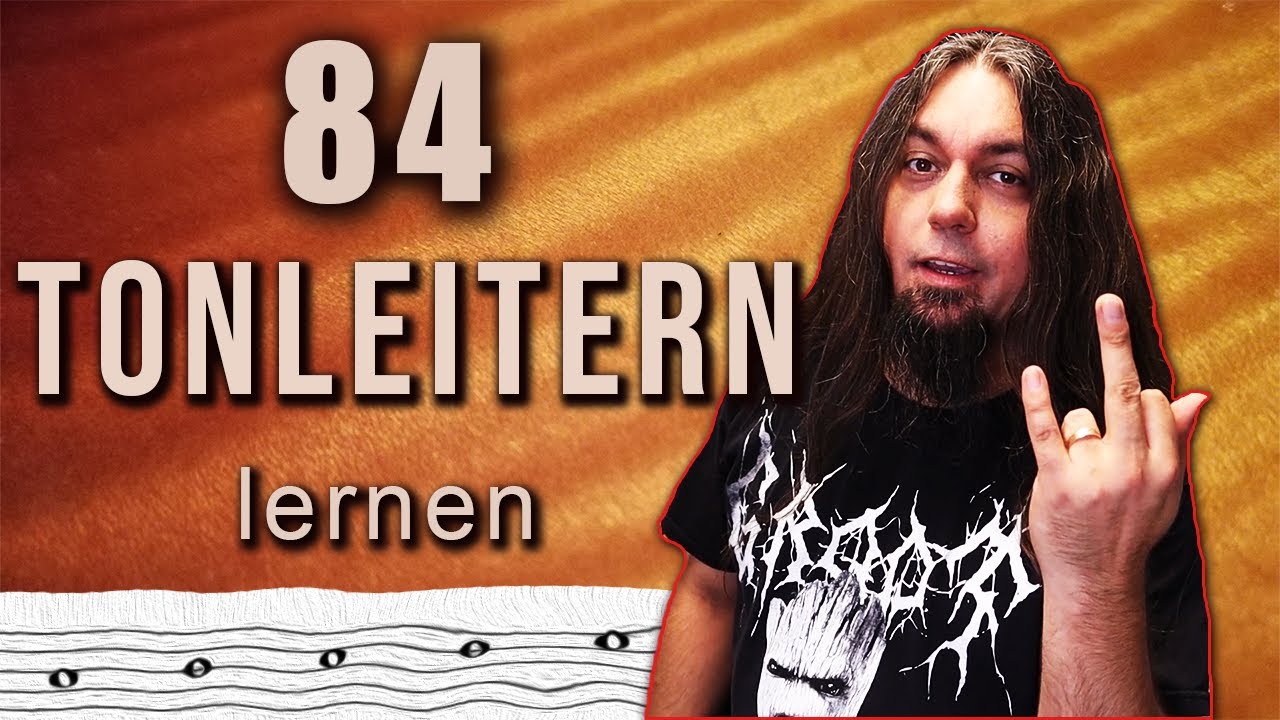 84 Tonleitern auf Gitarre schnell lernen