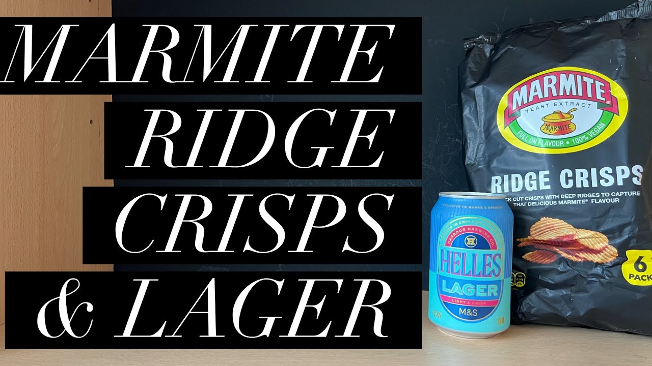 Подойдут ли пиво и чипсы для сериала? , Обзор чипсов Marmite Ridge Cut , Обзор пива M&S Helles Lager