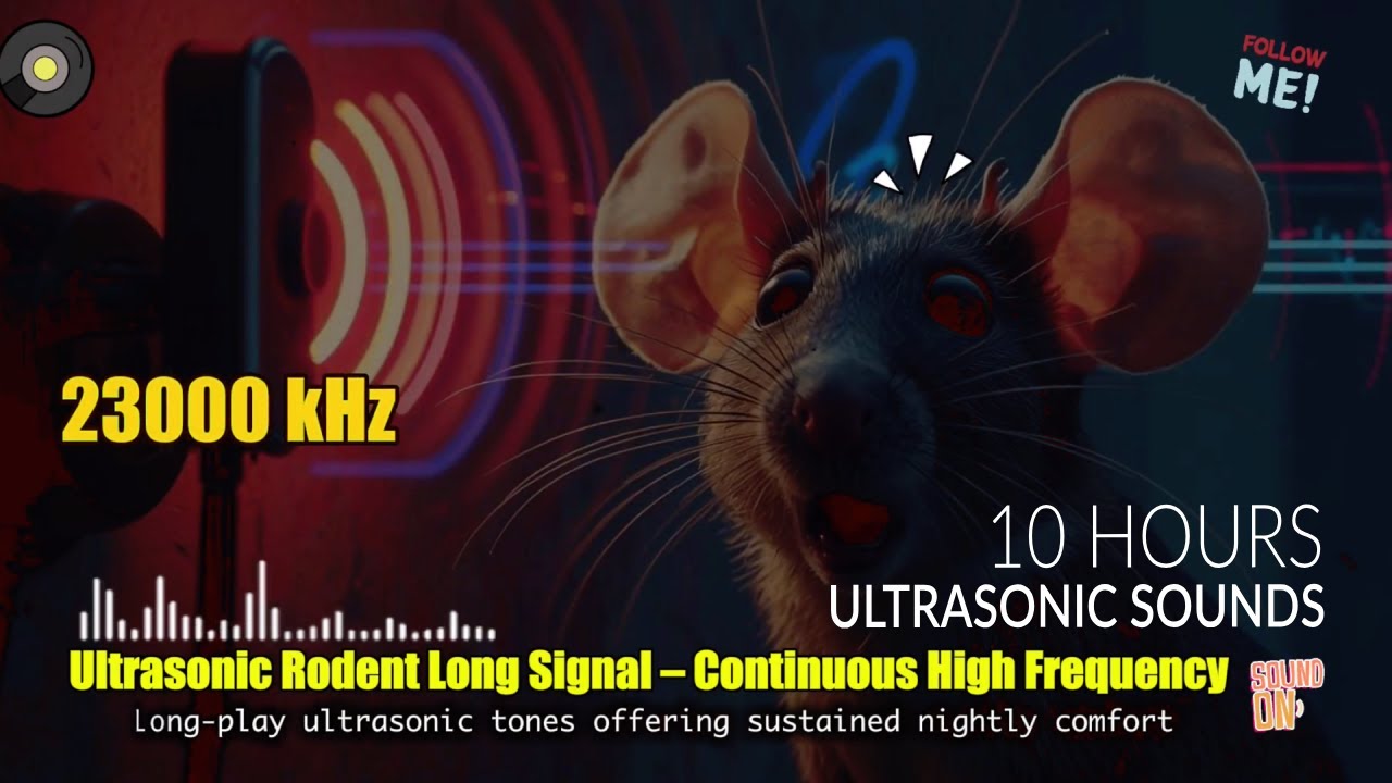 🔊🐀 Ultrasonic Rodent Long Signal &ndash; Continuous High Frequency 10 Hours