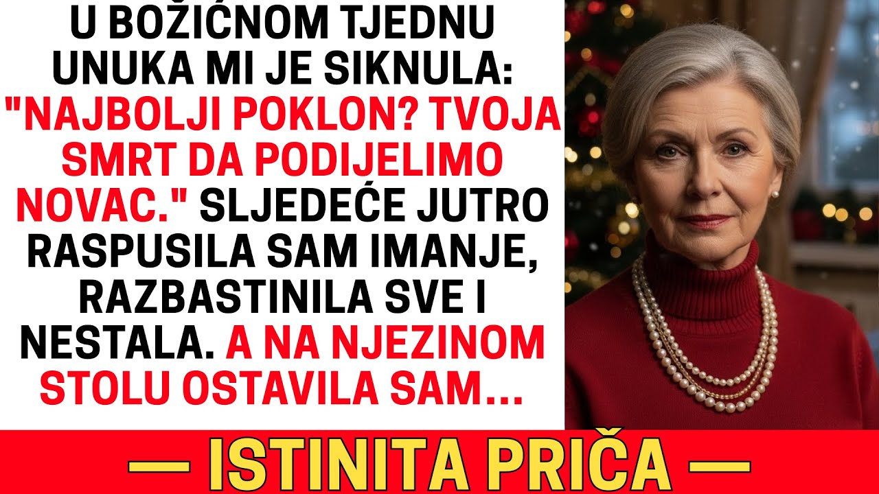 “NAJBOLJI DAR JE KAD TE NEMA”, REKAO JE MOJ UNUK. SUTRADAN SAM RAZBASTINILA SVE.