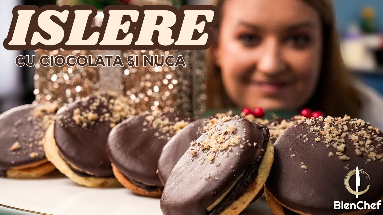 Islere cu crema de ciocolata si nuca - Desert festiv ca in copilarie | Roxana Blenche