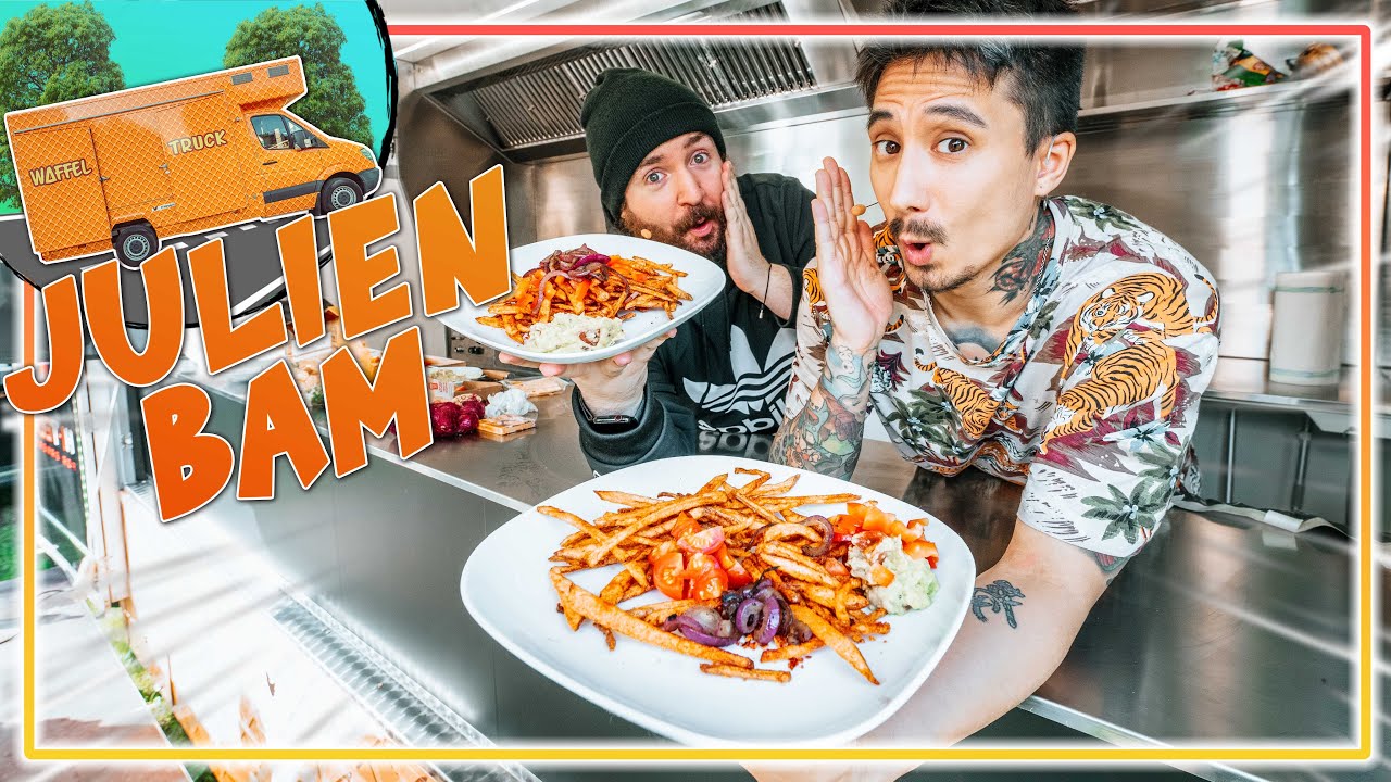 Die GEILSTEN POMMES mit @julienbam im FOODTRUCK