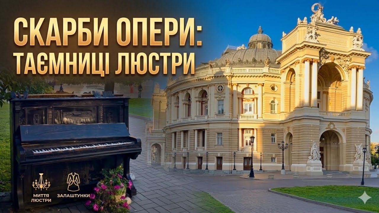 Скарби Опери: що приховує головна люстра театру. Оперний театр в Одесі.