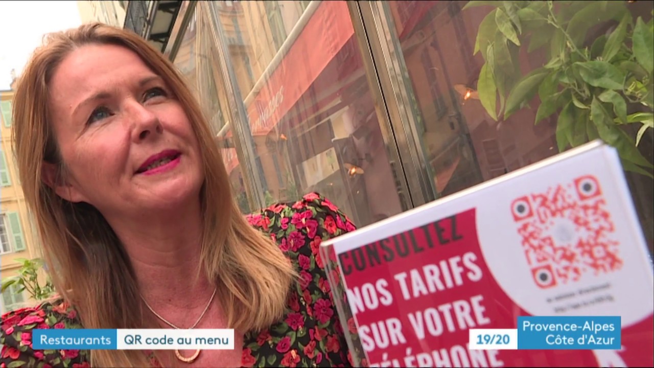 Des QR codes pour les restaurants ni&ccedil;ois : les clients pourront voir le menu sur leur smartphone