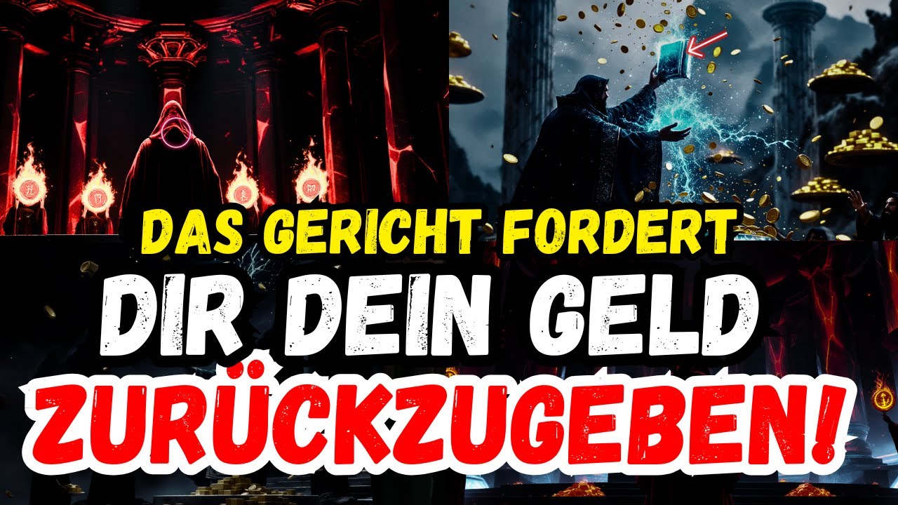 AUSERWÄHLTE, DAS URTEIL IST GEFÄLLT—DAS GELD IST UNTERWEGS UND WER SCHULD WAR, WIRD DEN PREIS ZAHLEN
