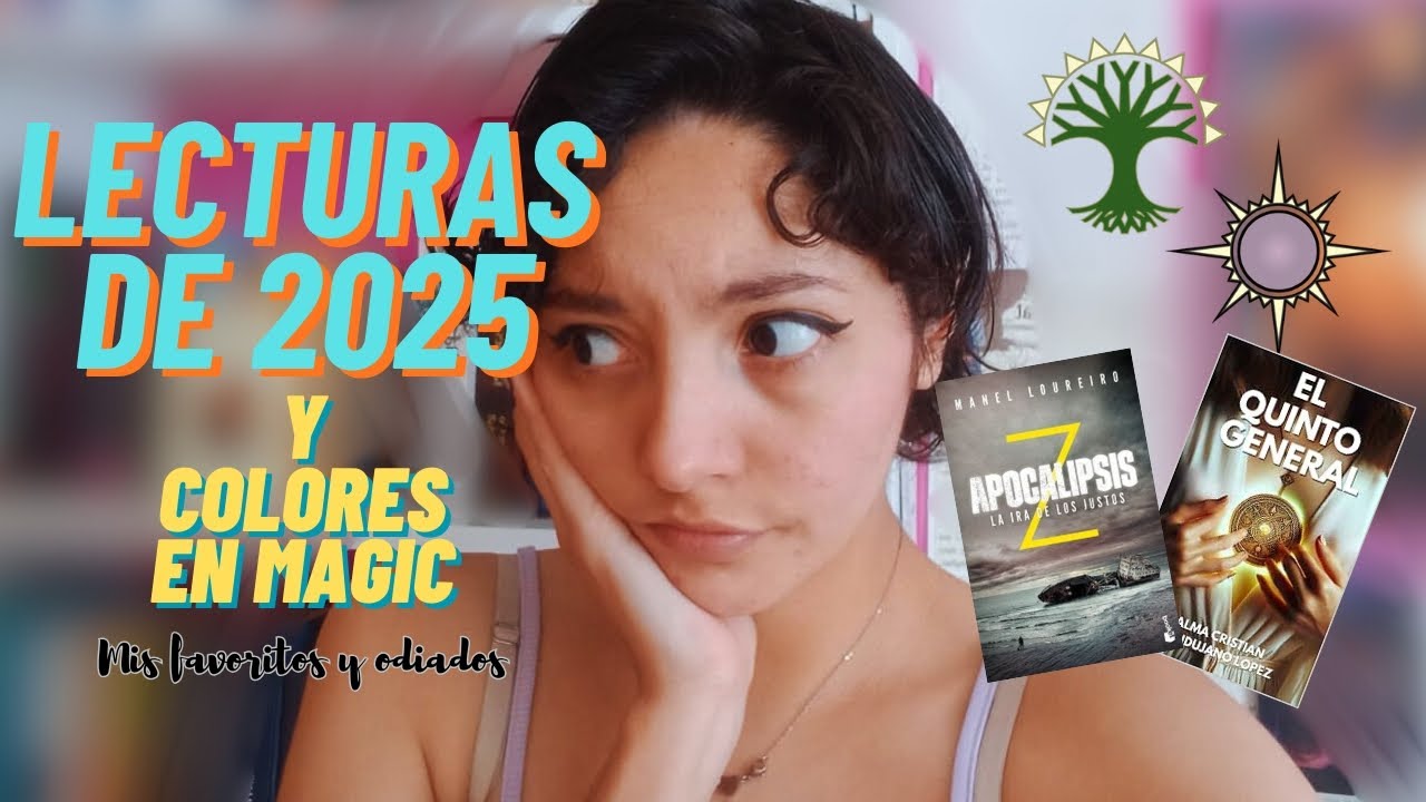 Mis libros favoritos (y menos favoritos) de 2025 como combinaciones de magic ✨️📚 