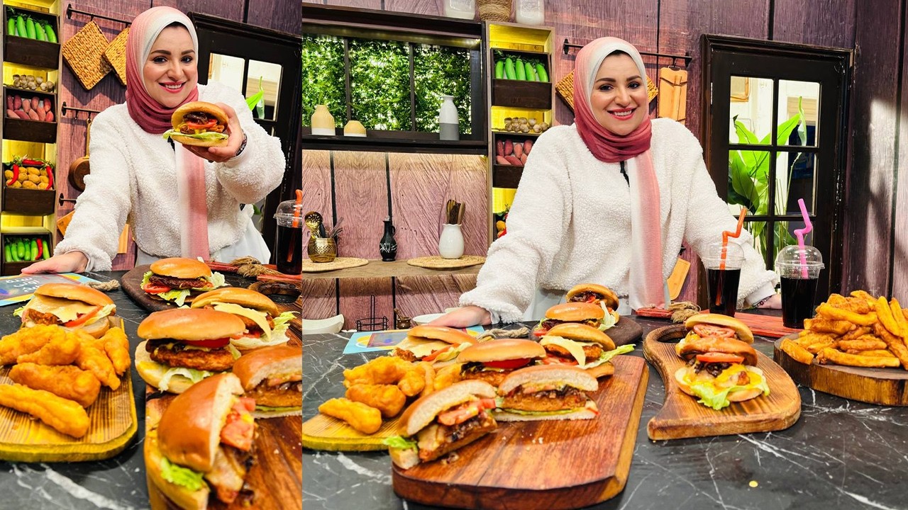 طريقة عمل تشيكن برجر مشوي - بطاطس فريسكاس | سنة أولى طبخ مع الشيف آلاء الجبالي