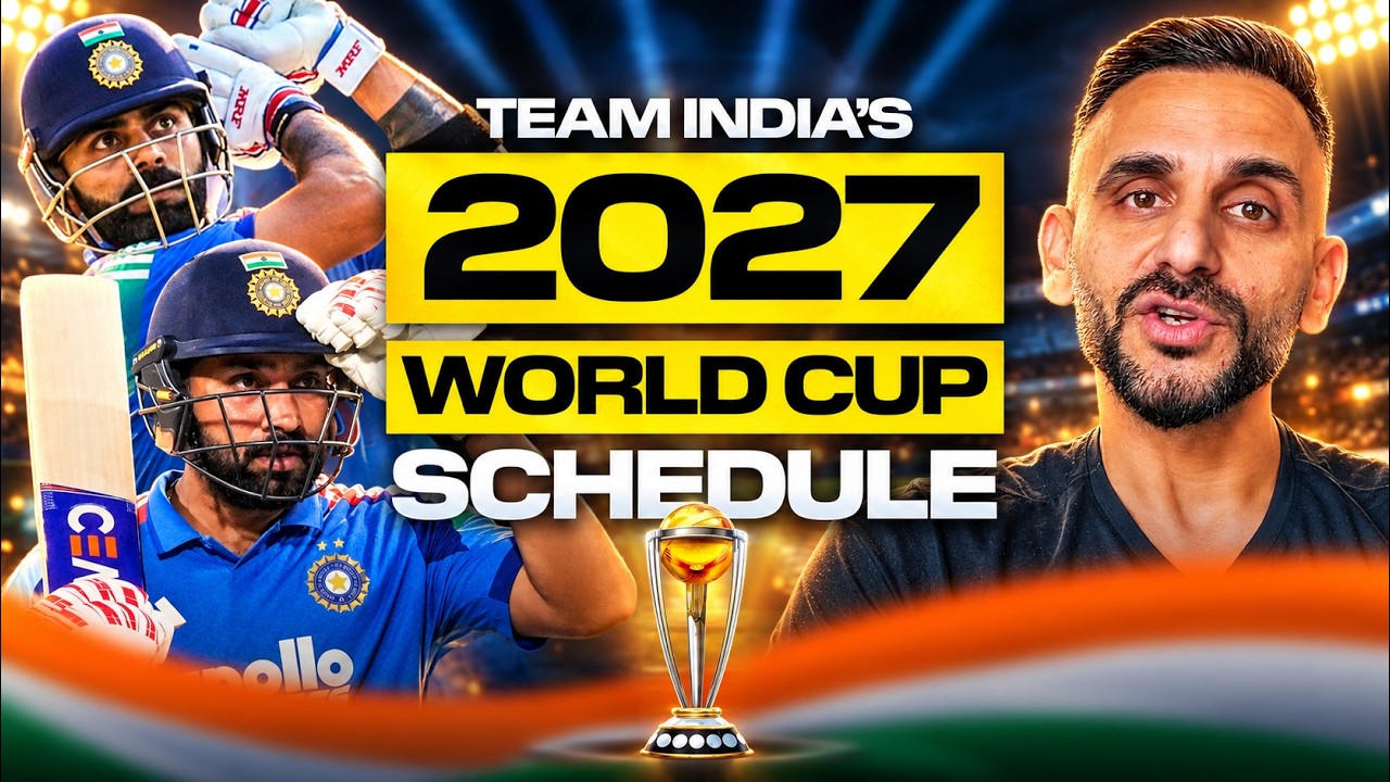 India vs Australia to kick off 2027 WC! 🇮🇳 | Full Schedule ANNOUNCED | Jatin Sapru