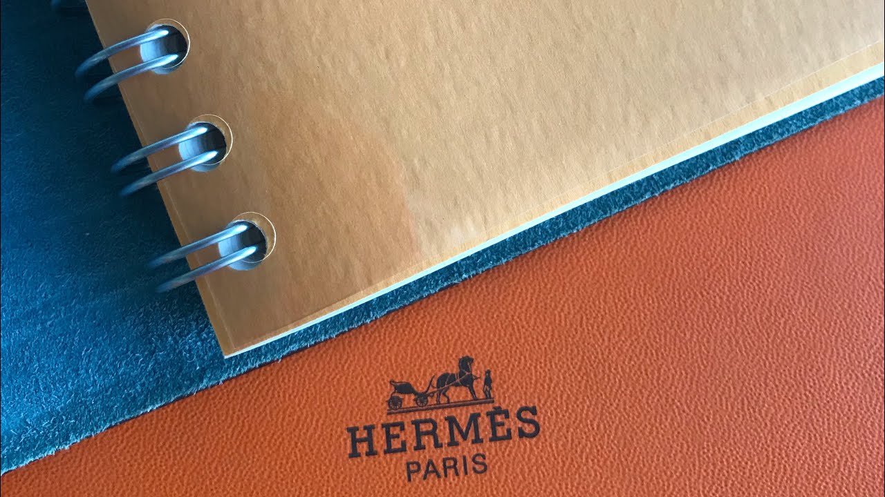 Trick using Spiral Paper in your Hermes Ulysse PM Notebook (Agenda)