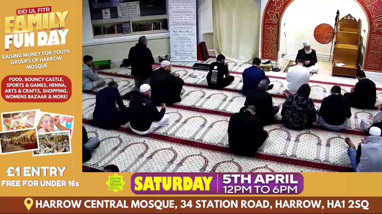 Fajr 28th Ramadan 2025 | Live from Harrow Central Mosque London