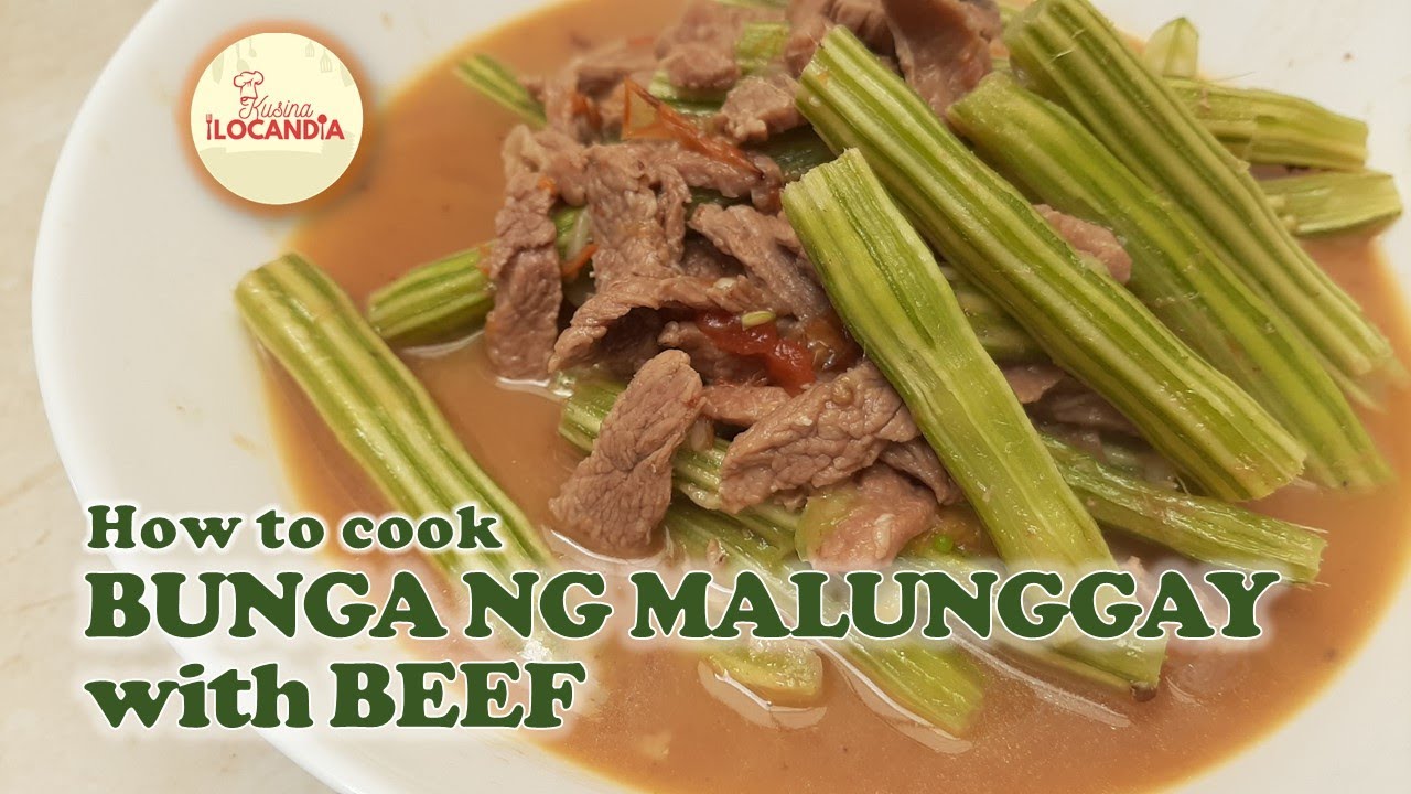 Ginisang Bunga ng Malunggay with Beef