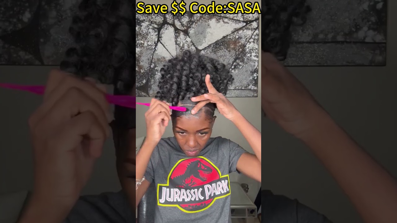 Easy & Quick🌺 Crotchet Method Hair Tutorial! Budget friendly Hairstyle #Elfinhair
