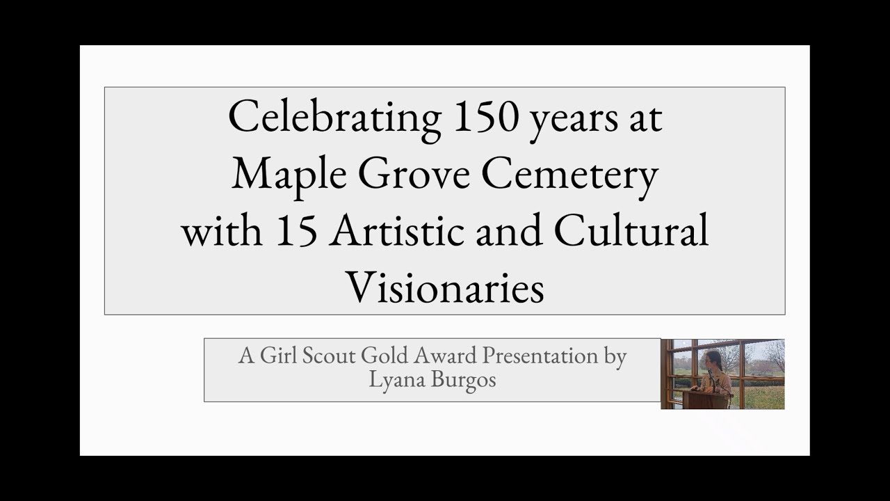 A Girl Scout Gold Award Presentation by Lyana Burgos ~ 15 Artistic and Cultural Visionaries