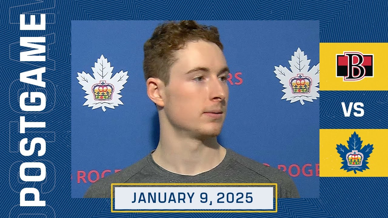 Toronto Marlies Full Media Availability | Post Game vs. Belleville Senators | January 9, 2026