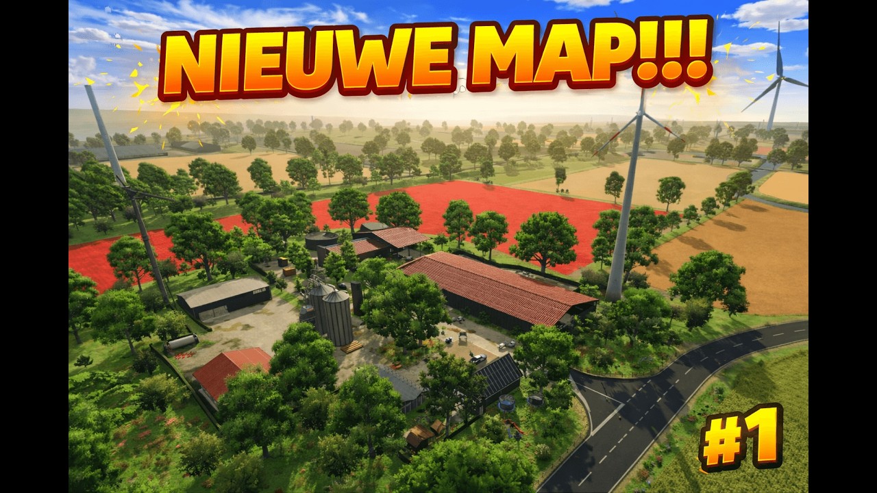 NIEUWE MAP!!! #1 fs25