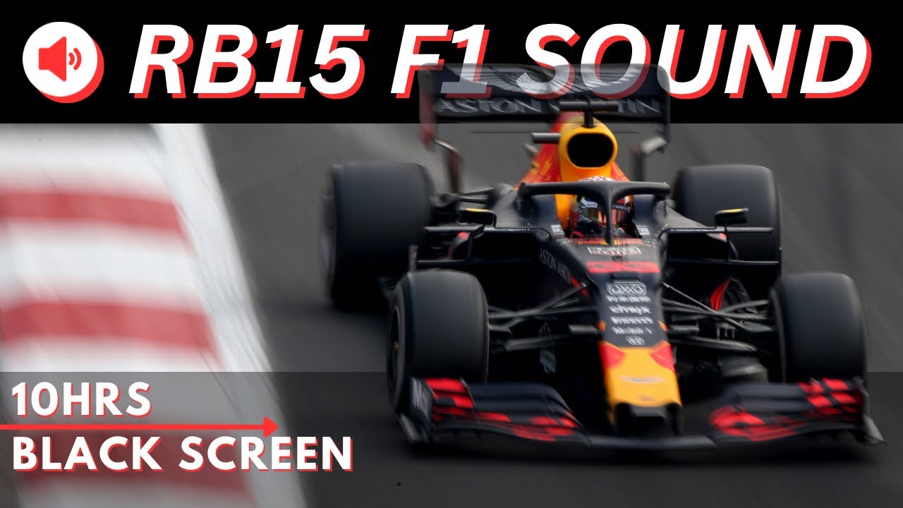 The Raspy One 😈 2019 Red Bull RB15 F1 Engine Sound @ Race Track | 10hrs Black Screen | Soundscapes