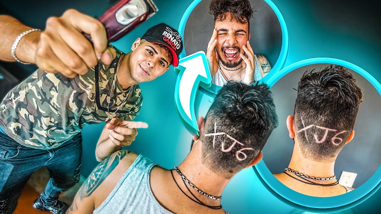 FIZ ISSO NO CABELO DO MEU AMIGO !  A VINGANÇA
