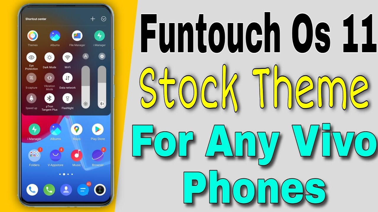 Funtouch Os 11 Theme For  Vivo Phones || Funtouch Os 11 RealIcon Stock Theme Download For Vivo