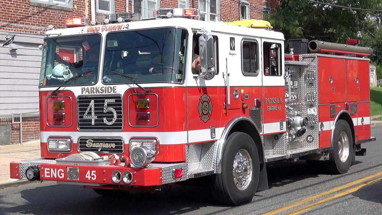 Parkside Fire Company Tac 45 Responding