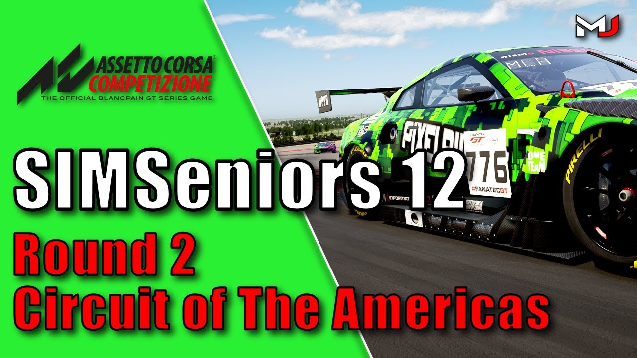 [60FPS] [1440P] SIMSeniors S12 | GT3 Series | Round 2 Circuit of The Americas