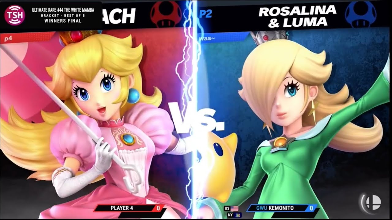 Ultimate Rare #44 The White Mamba Winners Final - Player 4 (Peach) Vs. KeMonito (Rosalina & Luma) 