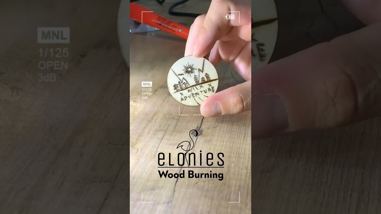🧭⛰️🔥 Wood Burning Art | The Call of Adventure 