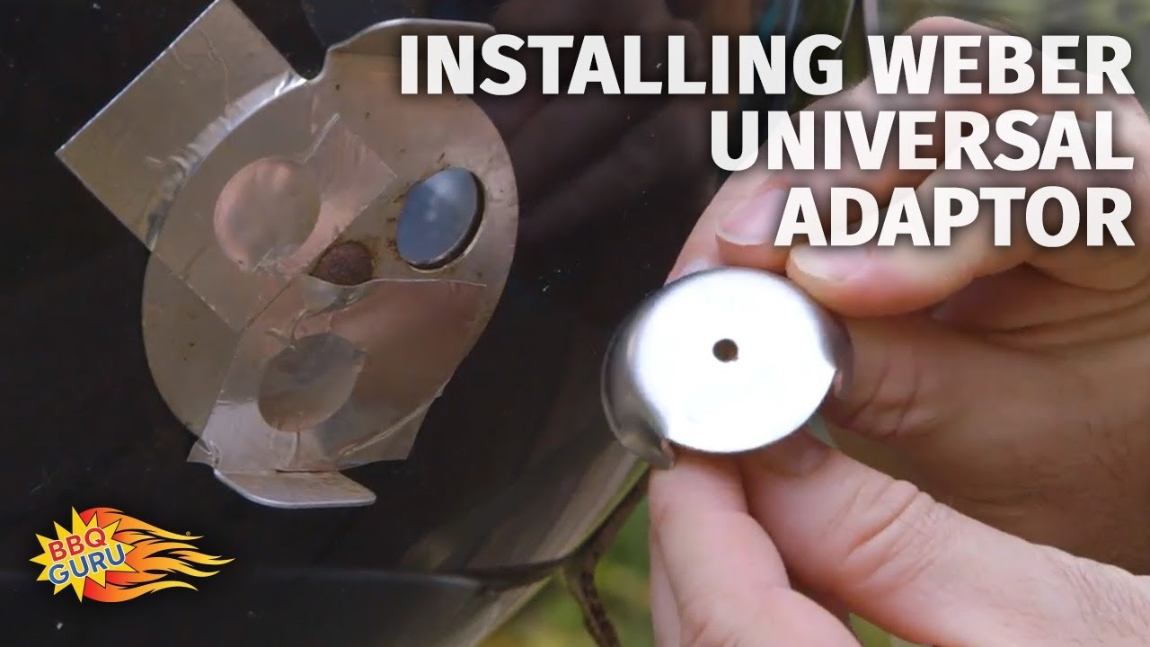 Weber Smokey Mountain Cooker UNIVERSAL Adaptor Installation