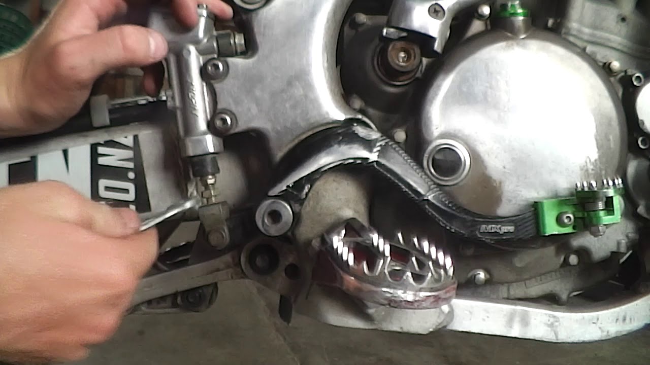 How To Adjust The Height Of Your Dirtbike Brake Pedal