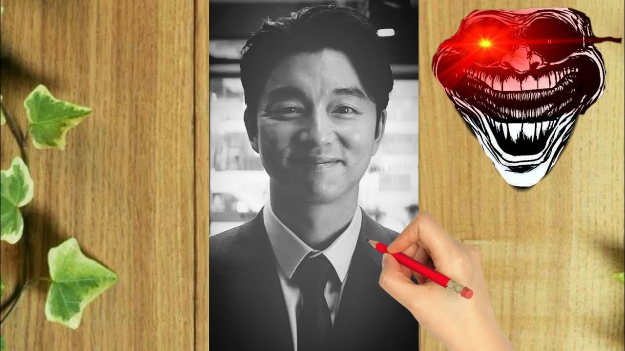 How to Draw Squid game Salesman / Squid Game salesman Character Drawing