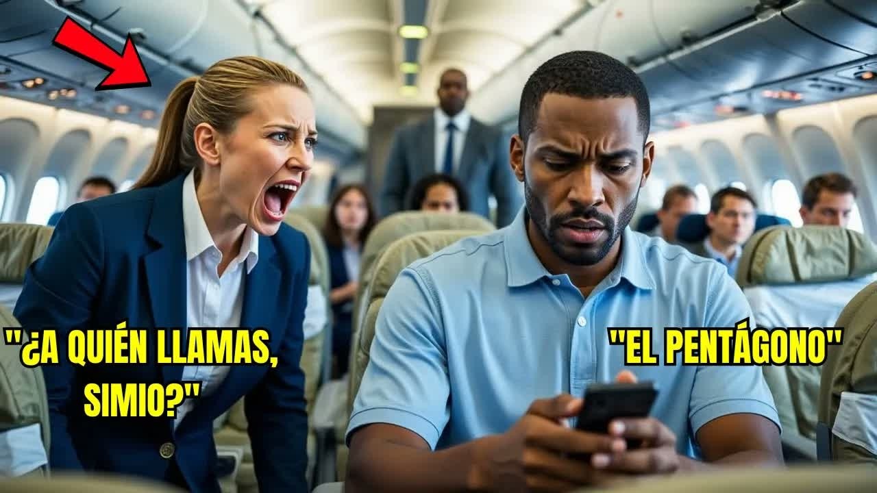 Mujer Racista Expulsa a Hombre Negro del Avión Sin Saber Que Trabaja para el Pentágono