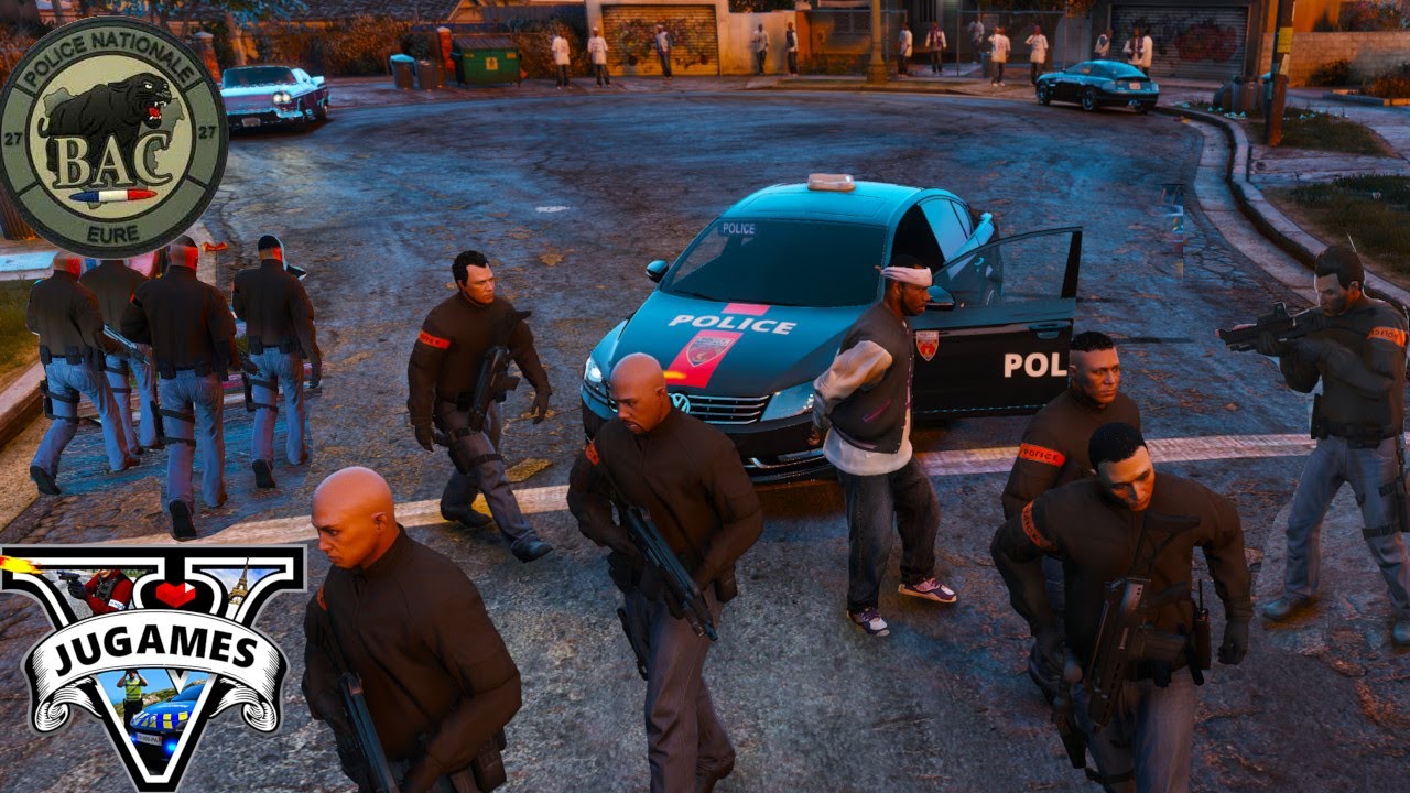 BAC NORD CONTRE QUARTIES SENSIBLES [ GTA 5 LSPDFR ]