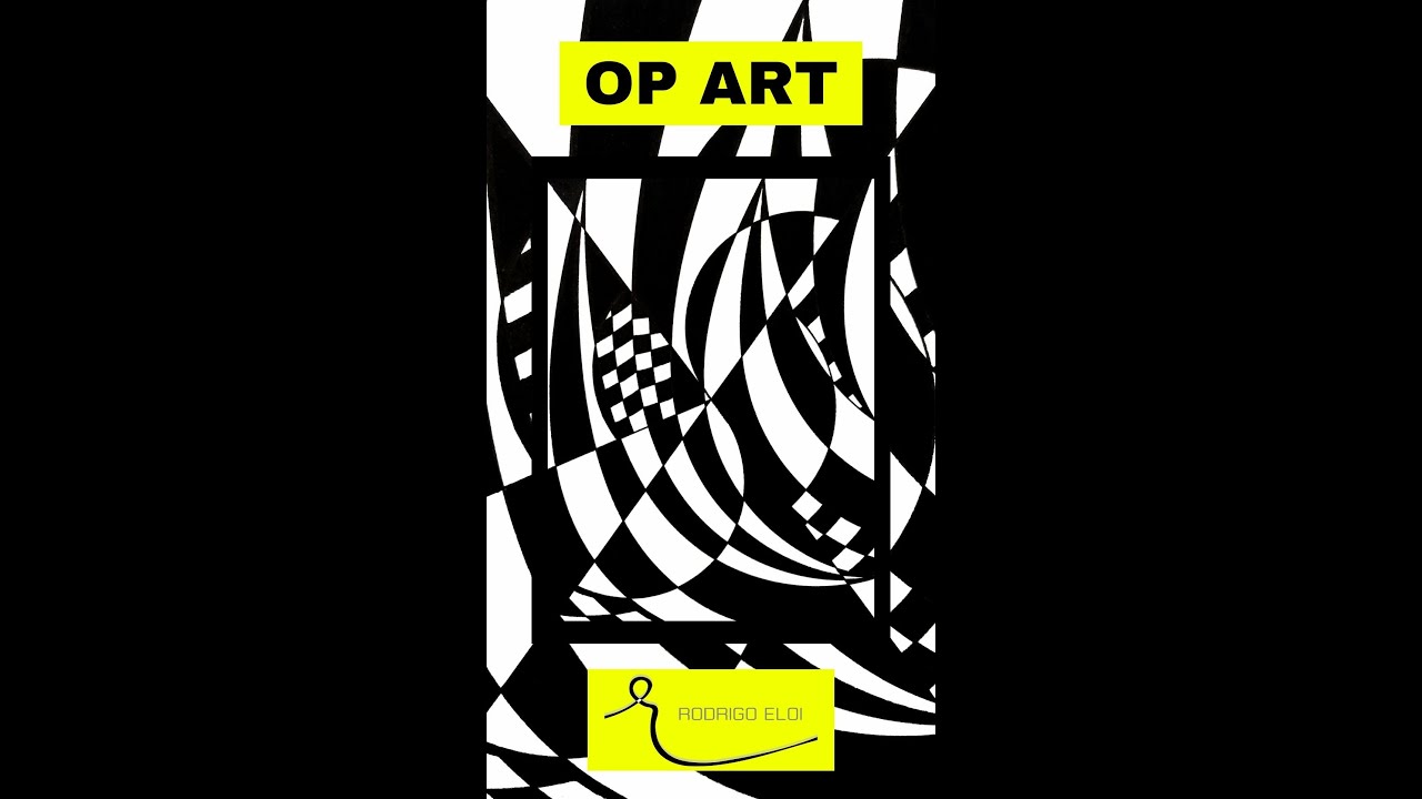 OP ART ARTE ABSTRATA #shorts #drawing #arteabstrata