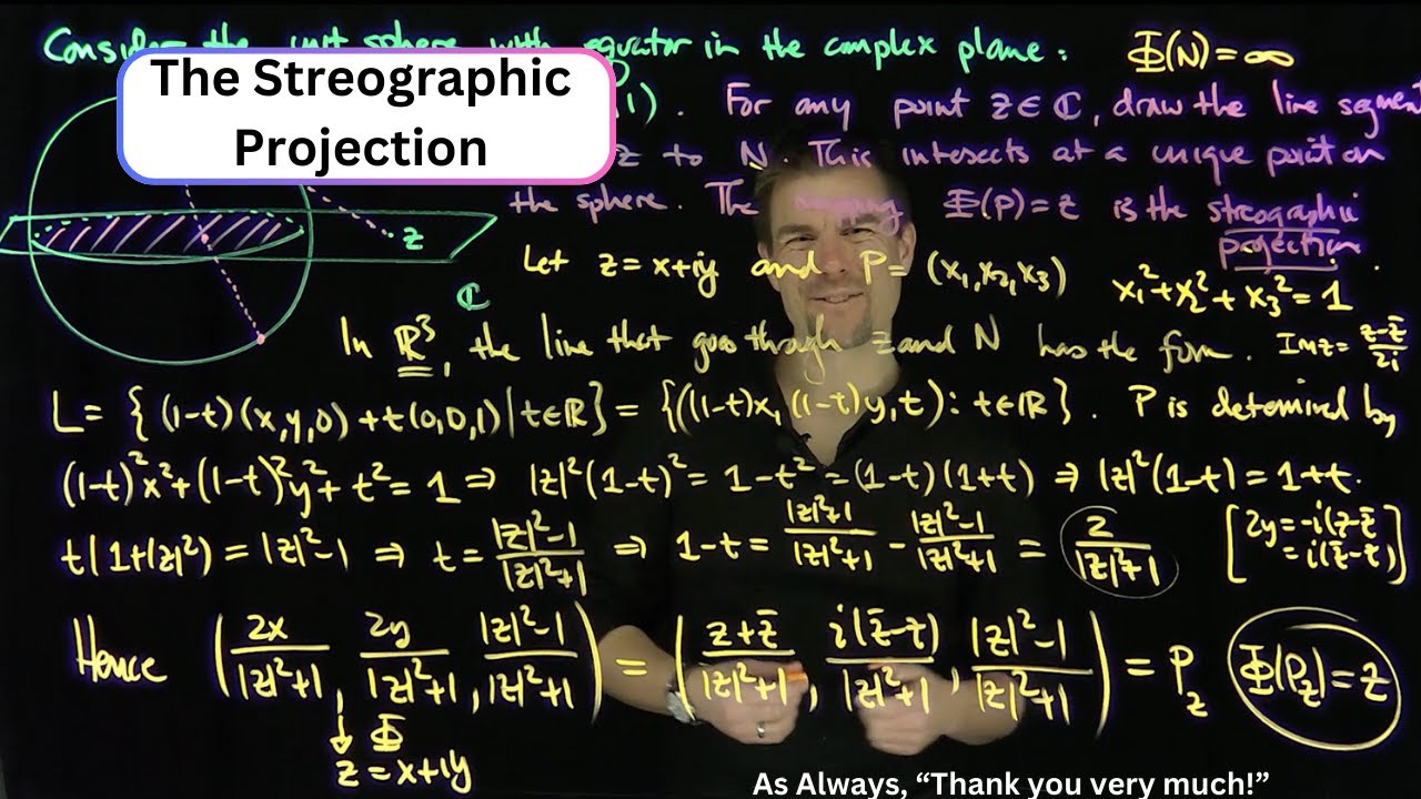 The Stereographic Projection onto the Extended Complex Plane