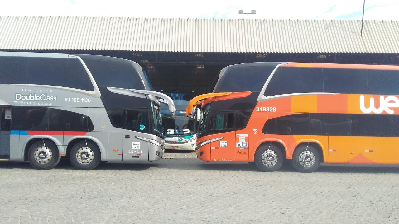 Diferença do Wemobi 68 lugares para o Auto Viação 1001 54 lugares