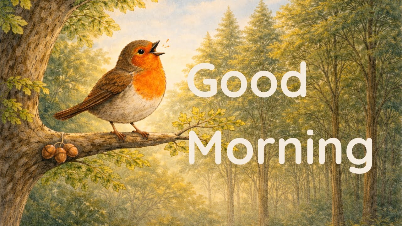 🌞 Good Morning Forest Friends | Rosie the Robin’s Wake Up Song for Toddlers