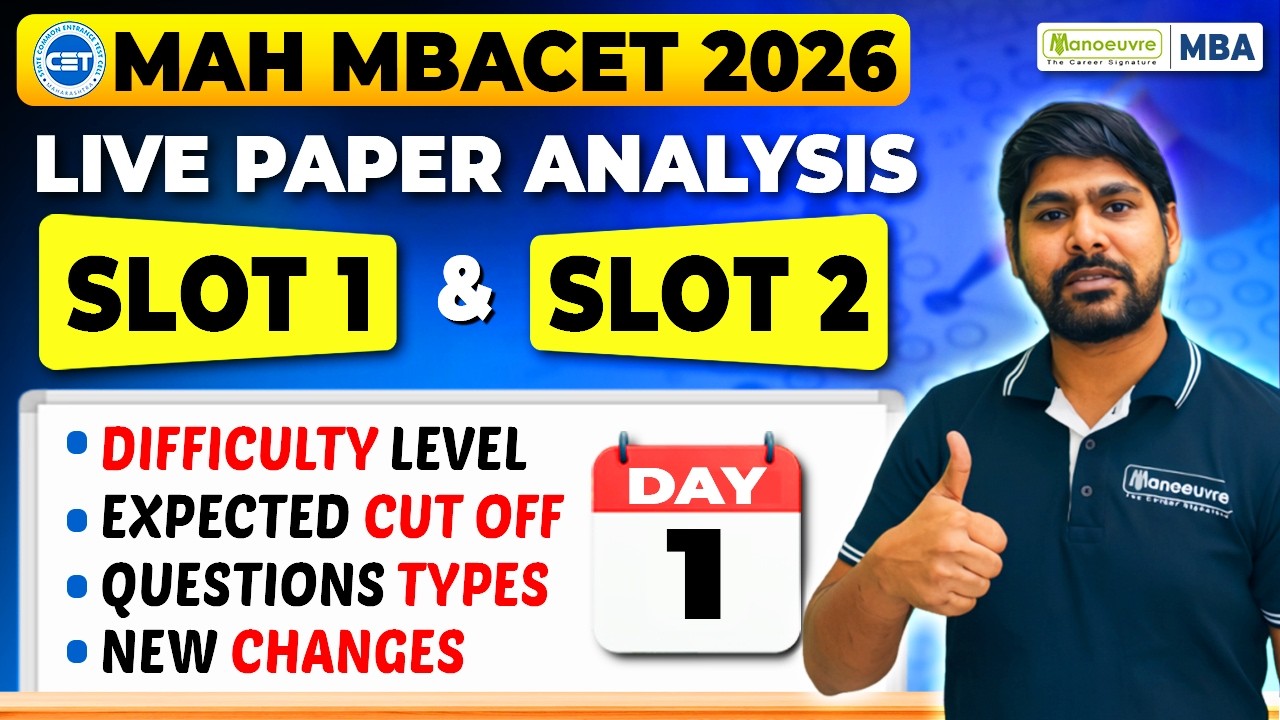 Анализ экзамена MAH MBA CET 2026 (слоты 1 и 2) | Уровень сложности, проходной балл и новые изменения