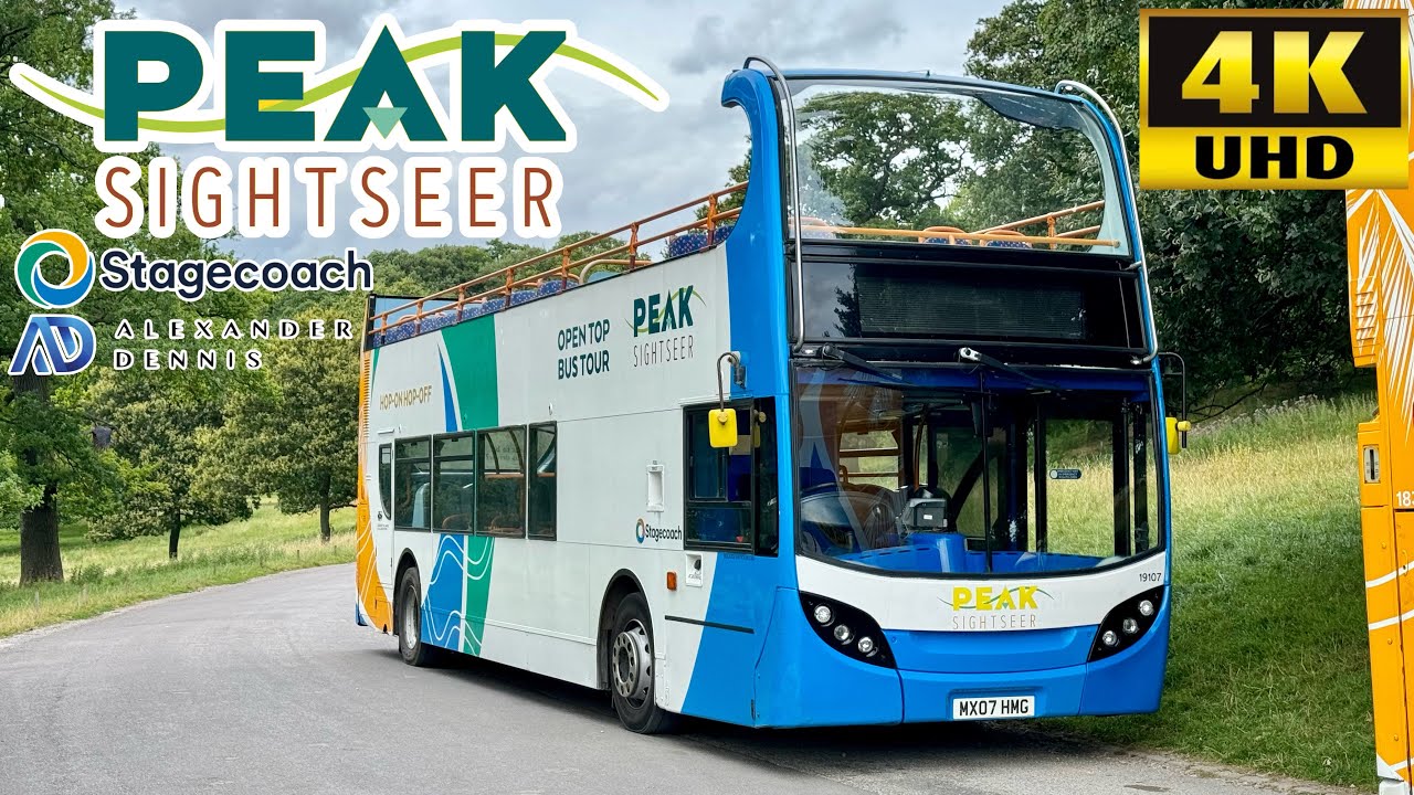 [Stagecoach Yorkshire Peak Sightseer Blue: Mam Tor to Chatsworth House, Hathersage] ADL E400 Trident