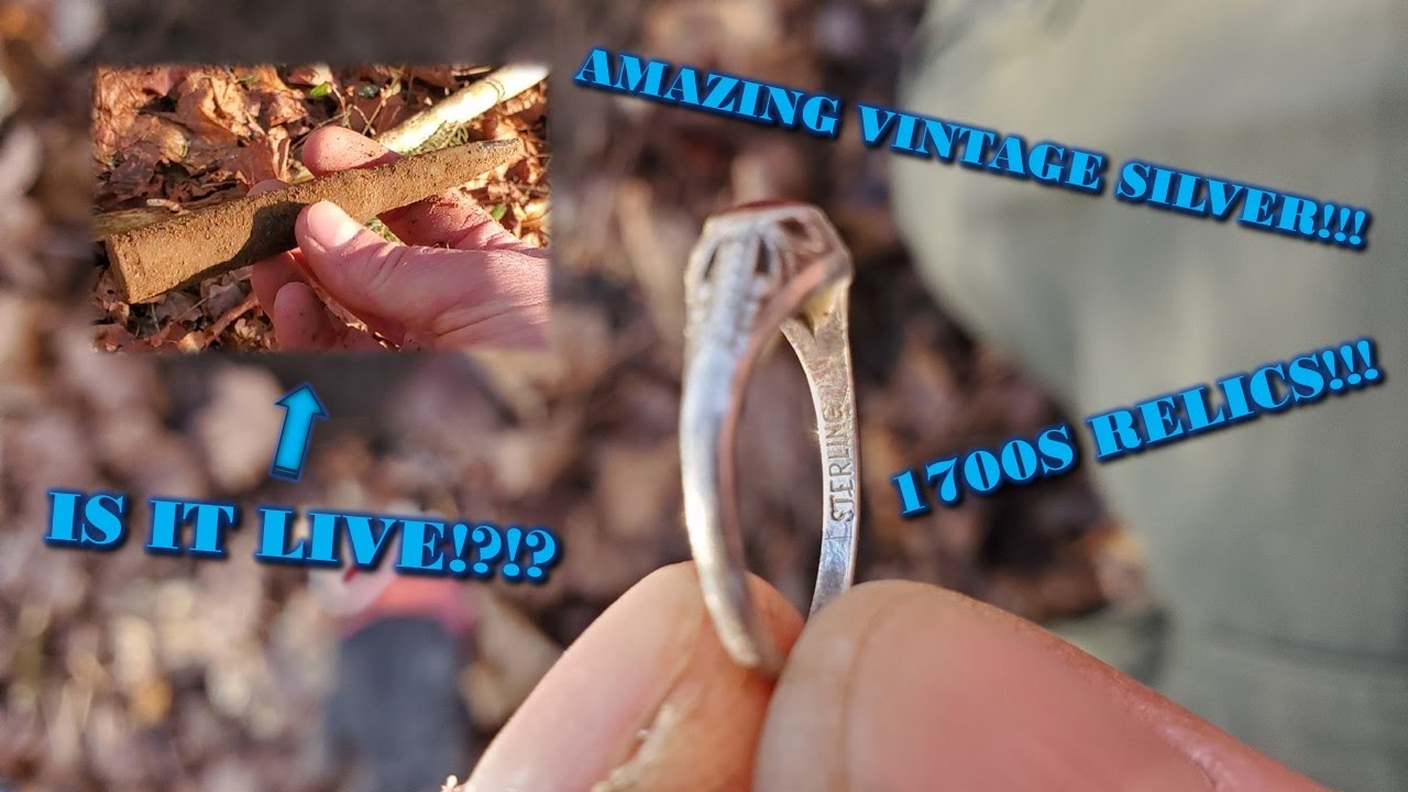AMAZING Vintage SILVER! WW2 And1700s Relics Found Metal Detecting Historic Site!