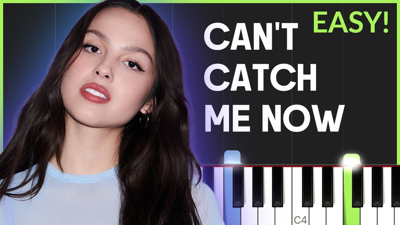 Can't Catch Me Now - Olivia Rodrigo | EASY Piano Tutorial