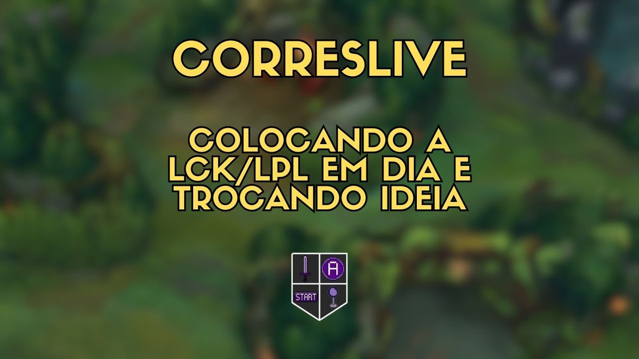 CORRESLIVE - CBLOL? O fim do Kung-Fu? LCK? JORNALISMO!