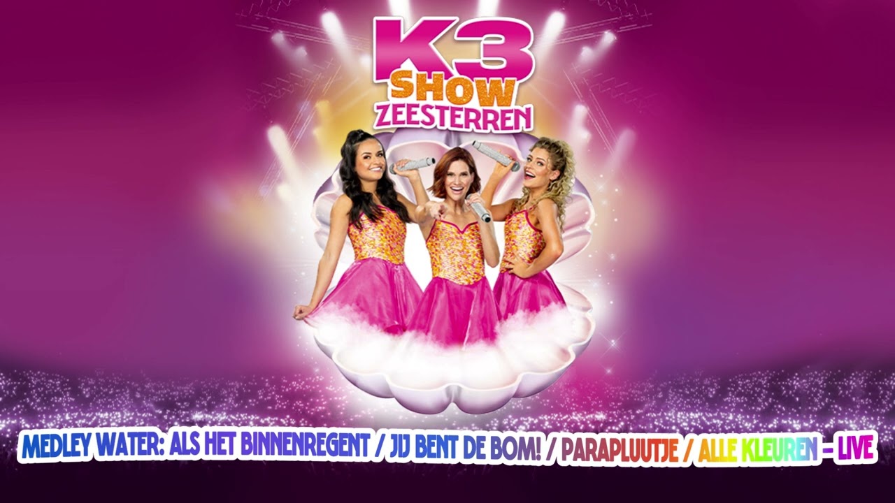 K3 - Medley water - Live (Karaoke + Acapella)
