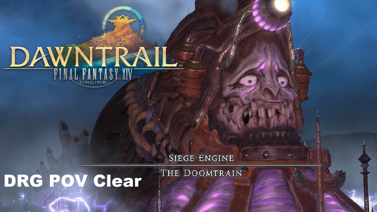Final Fantasy XIV Dawntrail - Hell on Rails Doomtrain Extreme DRG Clear POV